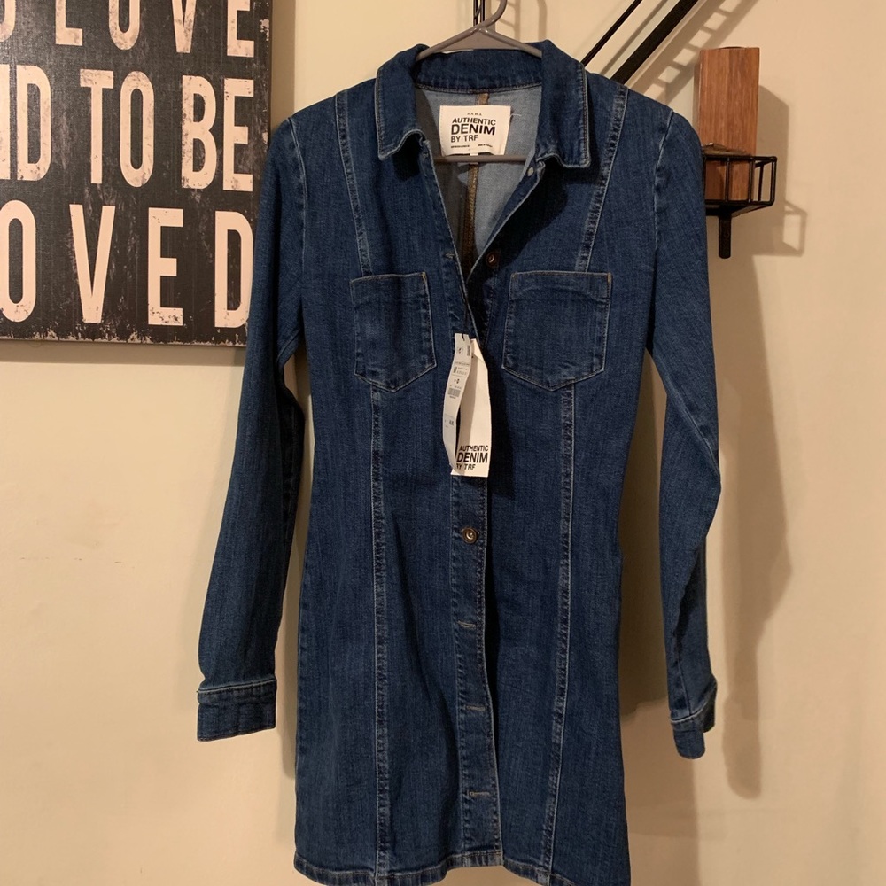 Zara denim dress